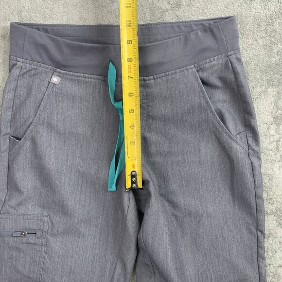 Figs Scrub Pants Womens XS Petite Zamora Jogger Nurse Workwear Graphite Medical - Picture 7 of 16